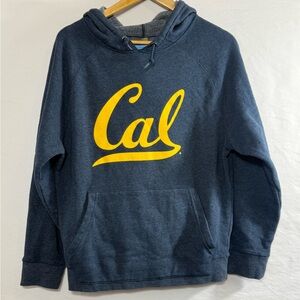 Men's Navy Crewneck Xtra Cozy Sweatshirt with Yellow 'Cal' Graphic